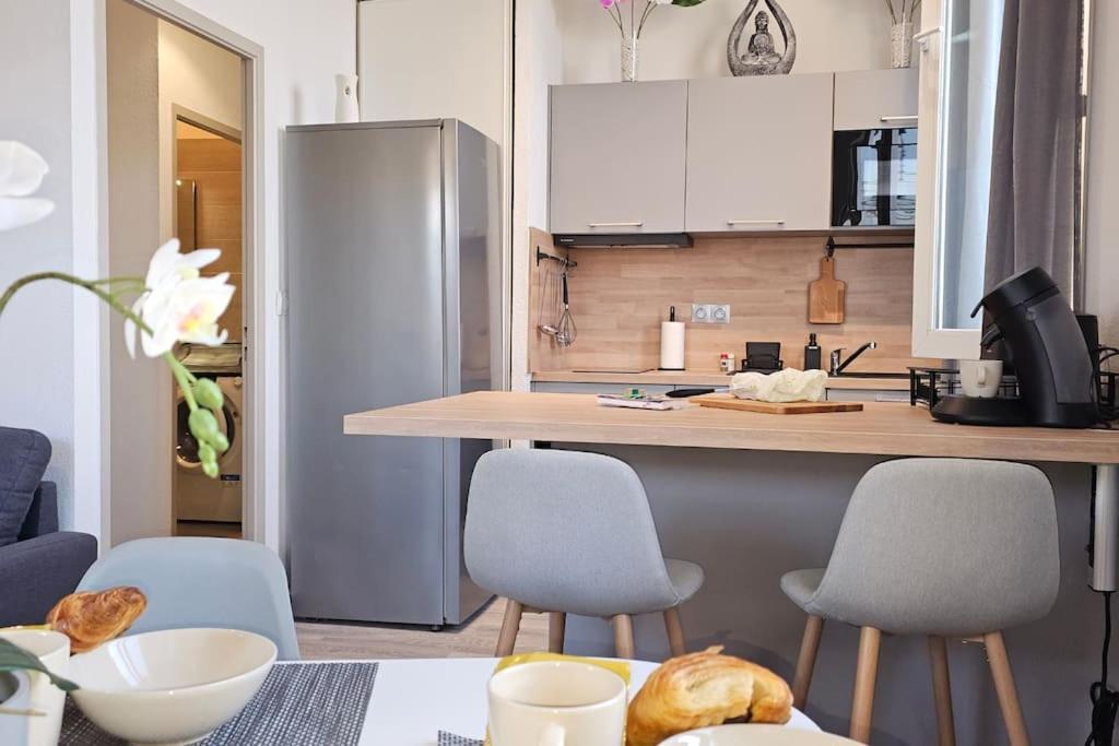 L'Orchidee, Proche De La Gare Avec Clim Et Terrasse Lägenhet Narbonne Exteriör bild