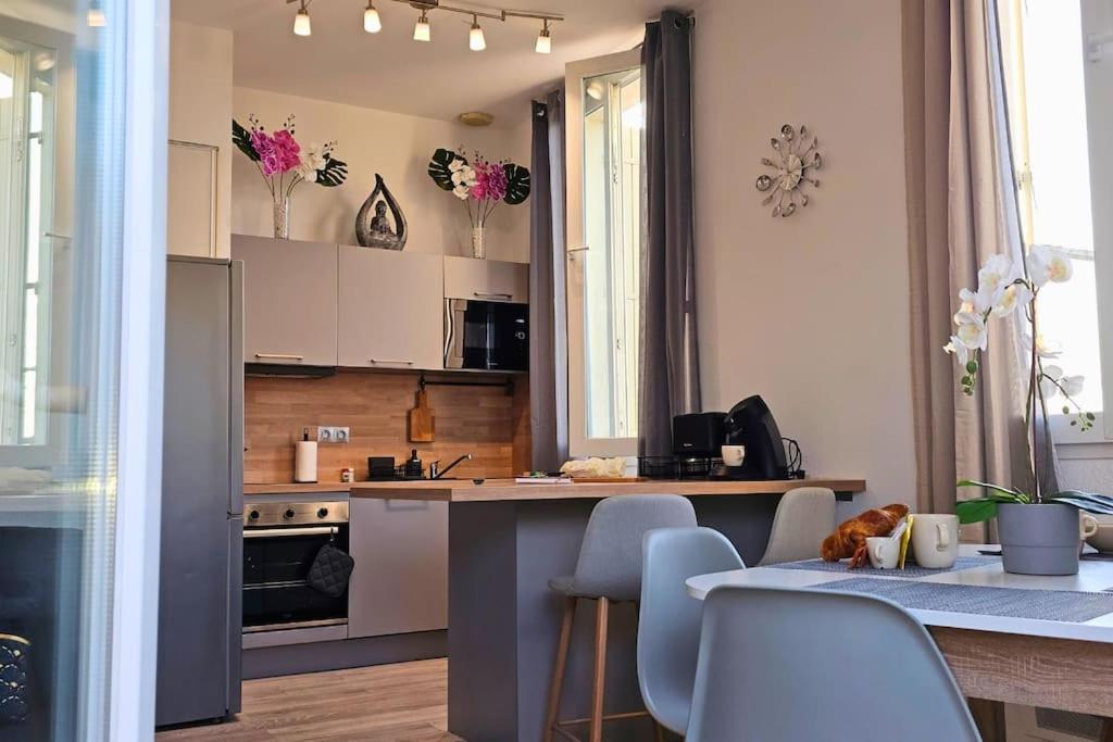 L'Orchidee, Proche De La Gare Avec Clim Et Terrasse Lägenhet Narbonne Exteriör bild