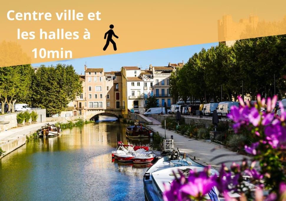 L'Orchidee, Proche De La Gare Avec Clim Et Terrasse Lägenhet Narbonne Exteriör bild